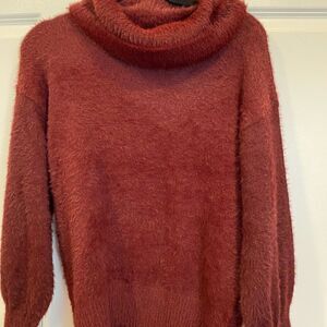 Nine West sparkle sweater. Beautiful maroon color